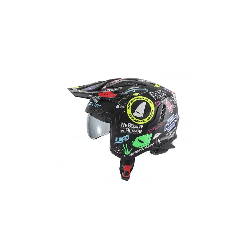 Casco Trial UFO Sheratan Réplica Negro