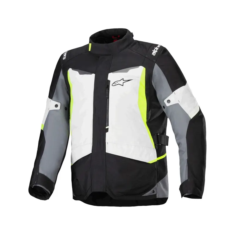 Cazadora Alpinestars Textil ST-1 WP Negro-Gris-Fluor