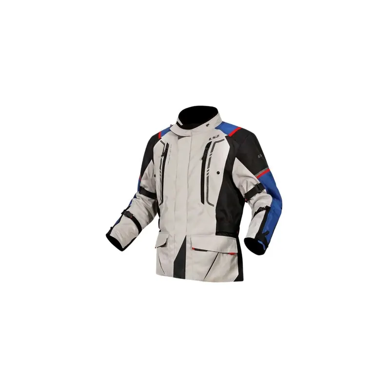 Cazadora LS2 Textil 3/4 Narvik Gris-Azul