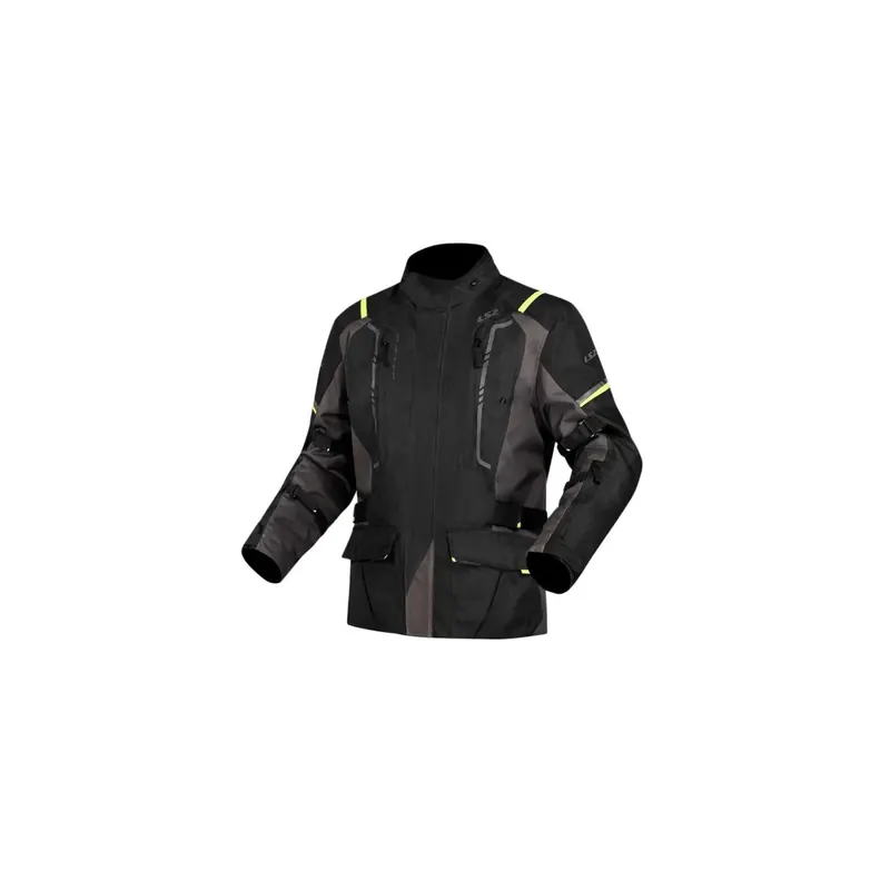 Cazadora LS2 Textil 3/4 Narvik Negro-Amarillo