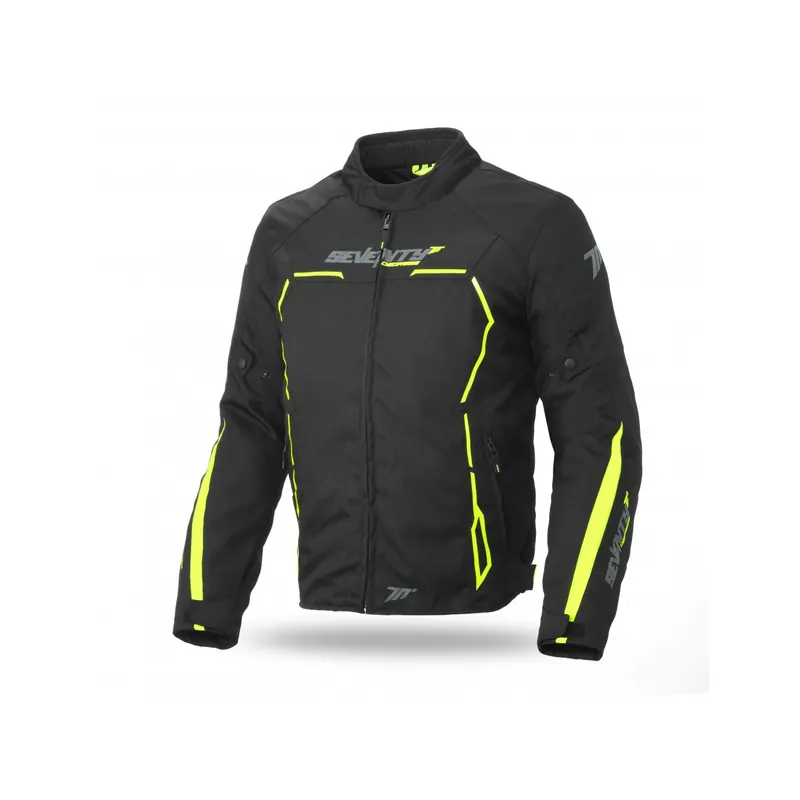 Cazadora Seventy Degrees JR-65 Negro, Amarillo