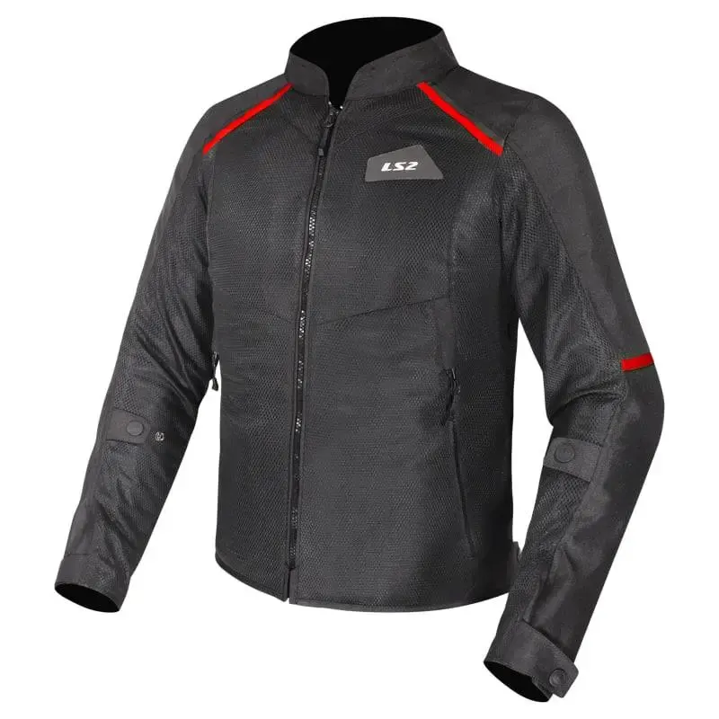 Chaqueta LS2 Breeze Black Red