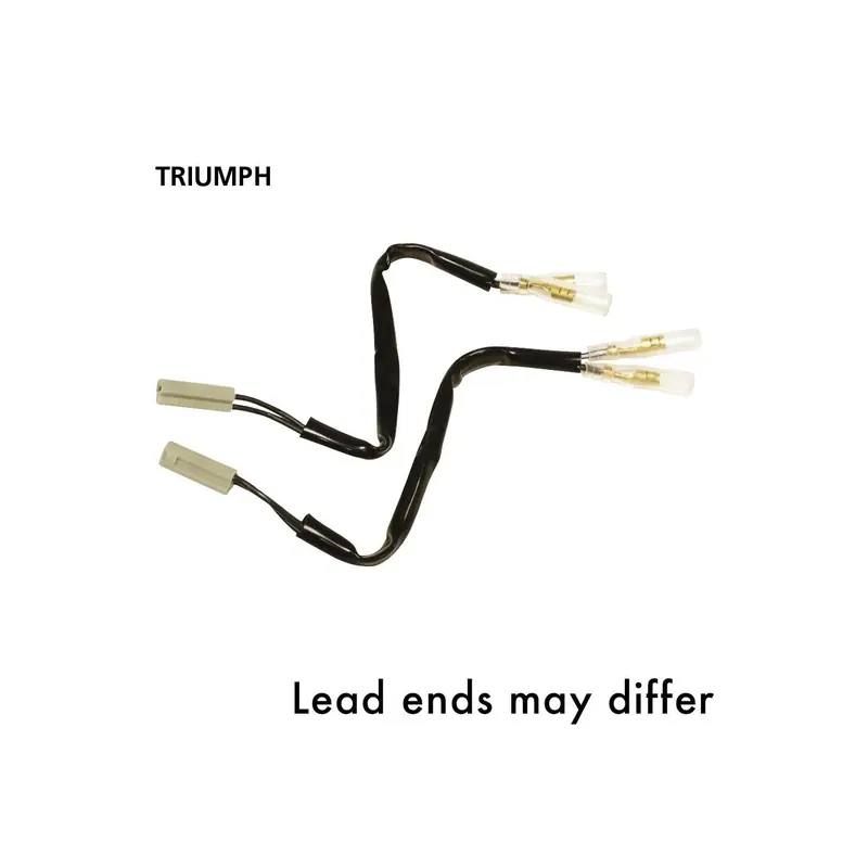 Conector Oxford para intermitentes específicos Triumph - Negro OX899
