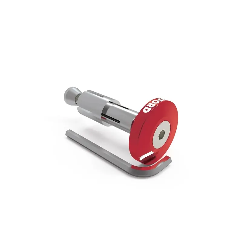 Contrapesos de manillar Oxford Bar Ends 2 color rojo OX595