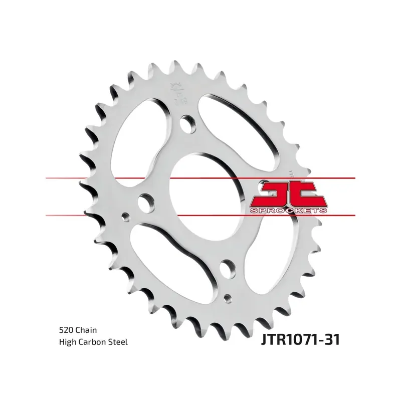 Corona moto JT Sprockets de acero 31 dientes JTR1071.31