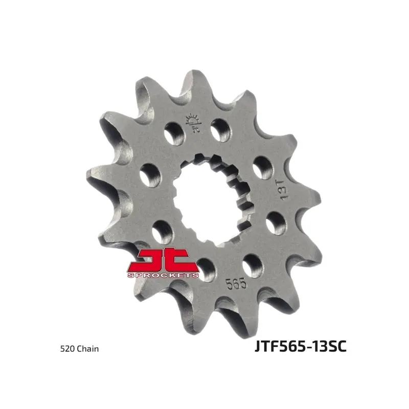 Corona moto JT Sprockets de acero de 13 dientes JTF565.13SC