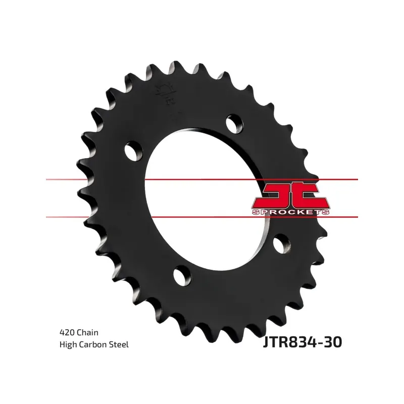 Corona moto JT Sprockets de acero de 30 dientes JTR834.30