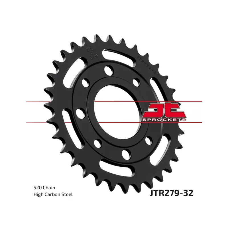Corona moto JT Sprockets de acero de 32 dientes JTR279.32