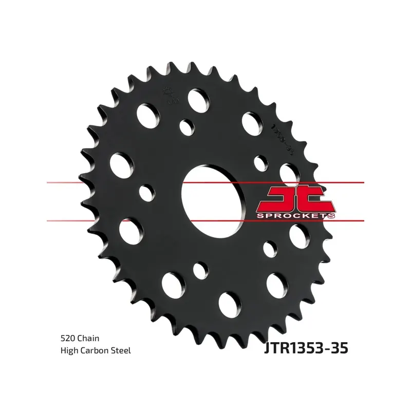 Corona moto JT Sprockets de acero de 35 dientes JTR1353.35