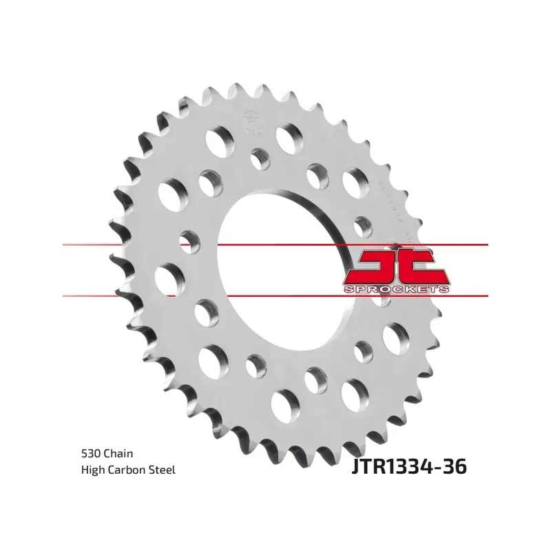 Corona moto JT Sprockets de acero de 36 dientes JTR1334.36