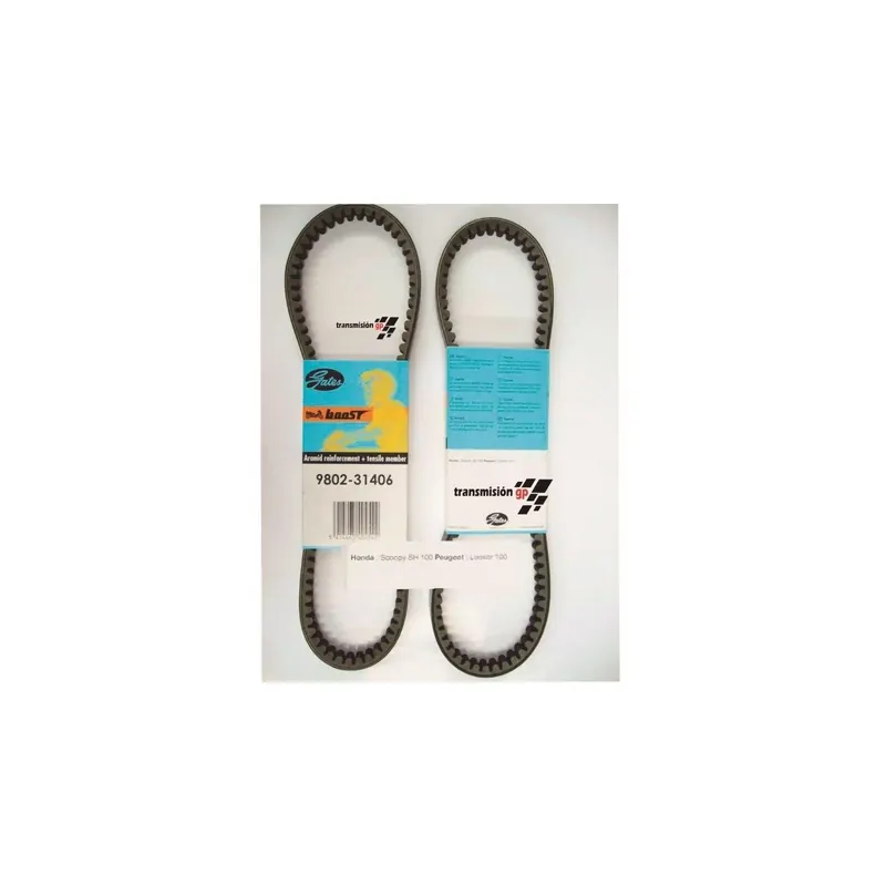 Correa para moto Honda 100 Sh 2T 96 99 Gates 9802 31406