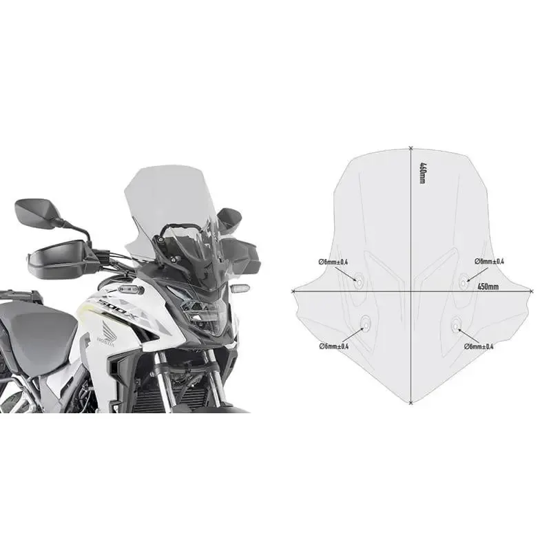 Cúpula Givi D1171S Ahumada 46x45