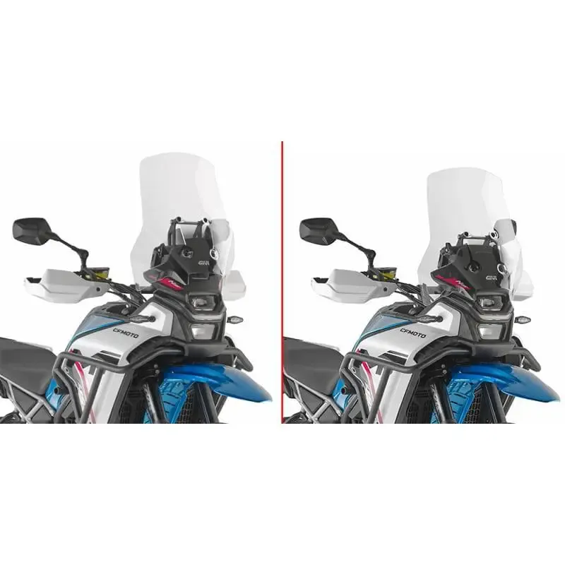 Cúpula Givi D9226ST Transparente 44X44 CF Moto 450 MT