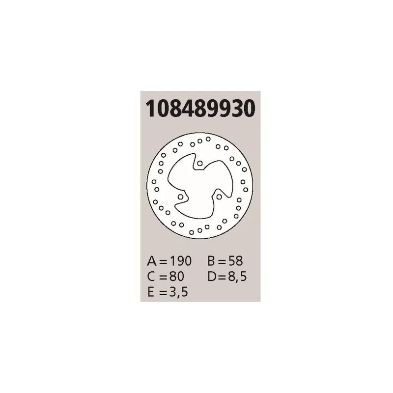 Disco Brembo Genuine Aprilia-Piaggio 50 108489930