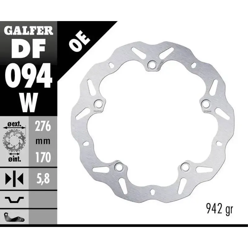 Disco Freno Galfer DF094W Wave 276X5.8MM