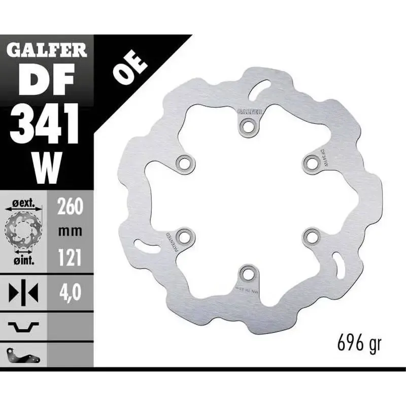 Disco Freno Galfer DF341W Wave 260X4MM