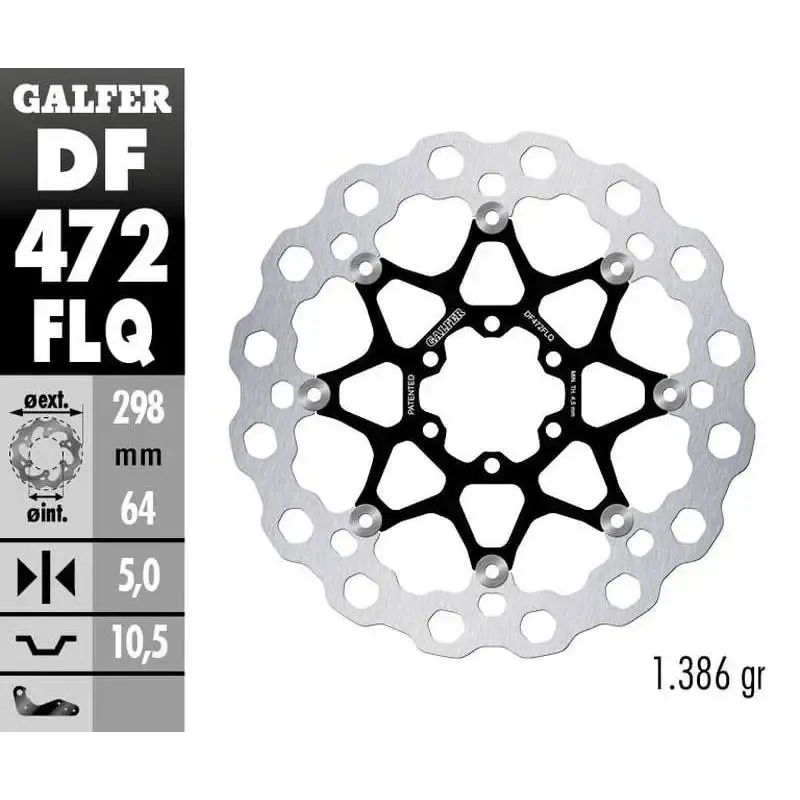 Disco Freno Galfer DF472FLQ 300X5MM