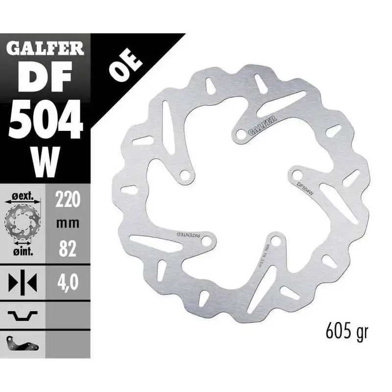 Disco Freno Galfer DF504W Wave 220X4MM