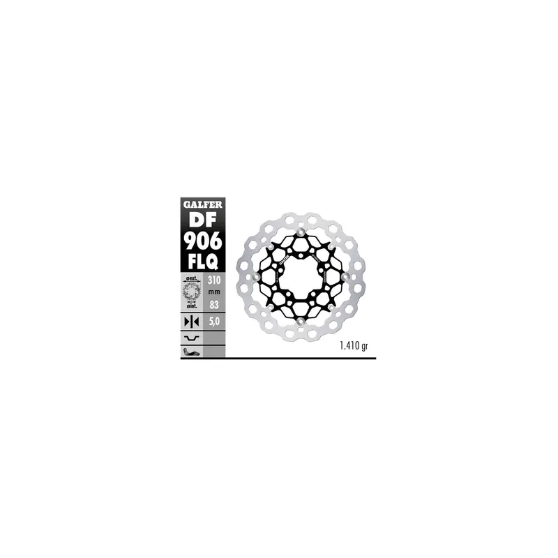 Disco freno moto flotante Galfer Qubic DF906FLQ