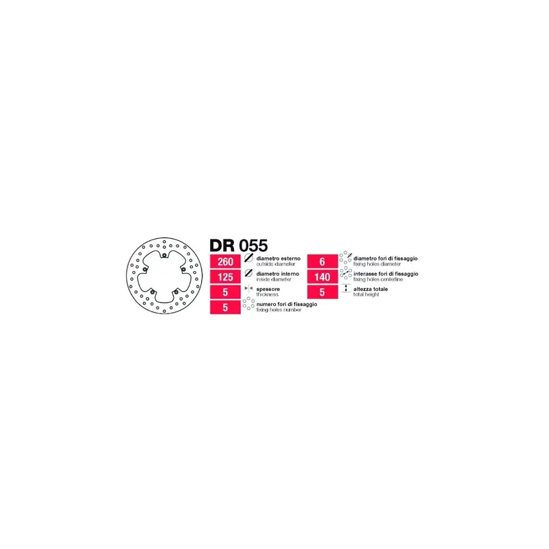 Disco Grimeca Delt Piaggio X8-X9 - DR055