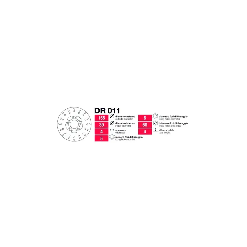 Discos De Freno Delantero Peugeot Zenith - DR011
