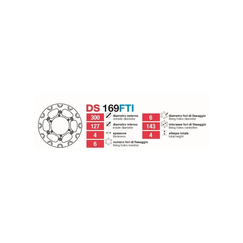 Discos De Freno Delt Ktm Lc4-Lc8 - DS169FTI