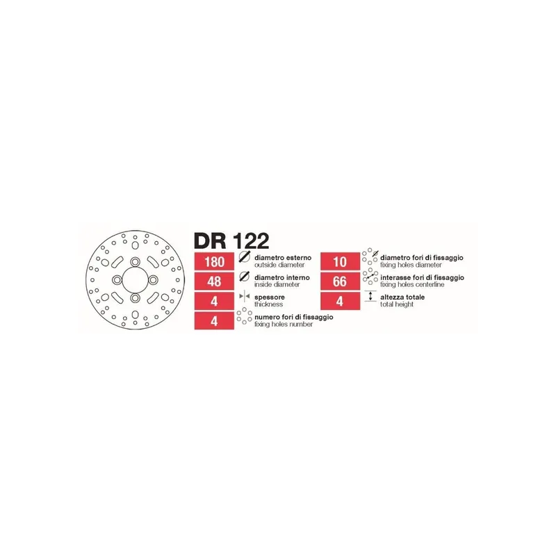 Discos De Freno Delt Yamaha Bw-Spy - DR122