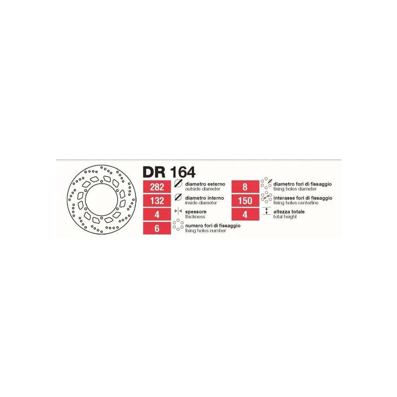 Discos De Freno Delt Yamaha Tenere-Virago - DR164