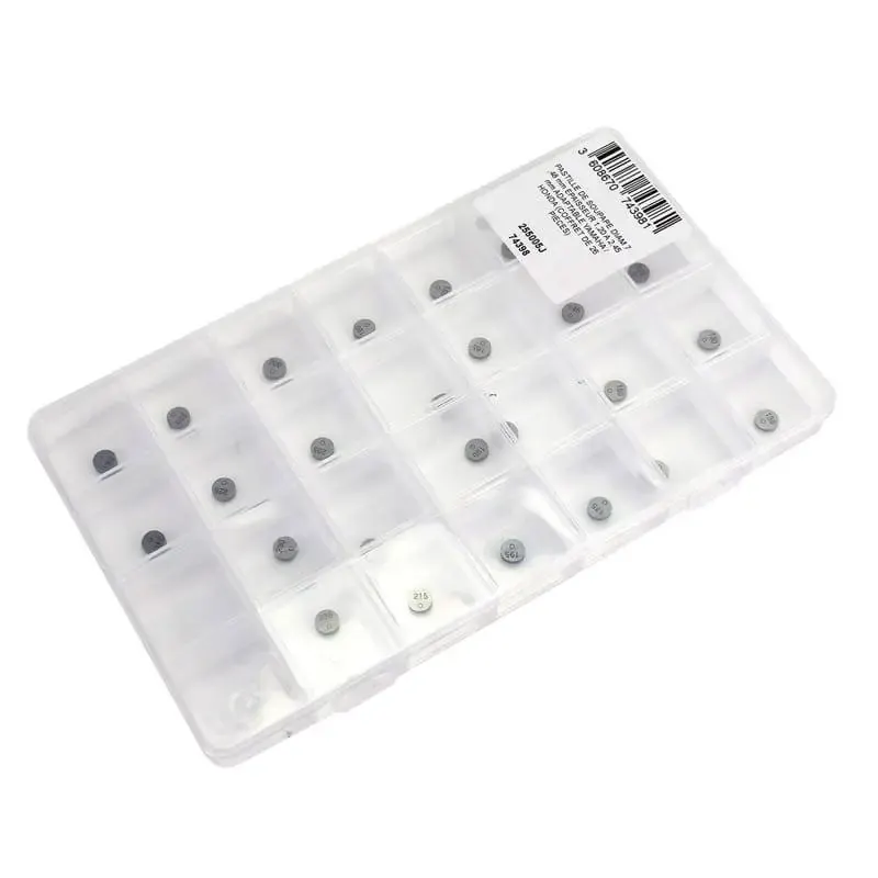 Estuche TNT Pastillas Válvula 7,48MM 1,20-2,45 27PCS