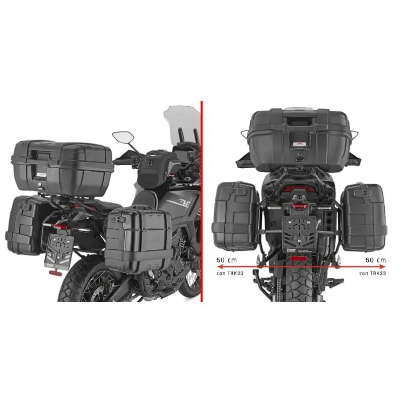 Fijación Portamaletas Lateral Givi PLO7607MK Zontes 703F