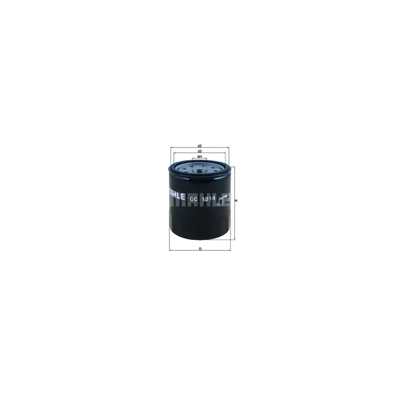 Filtro de aceite MAHLE OC1314
