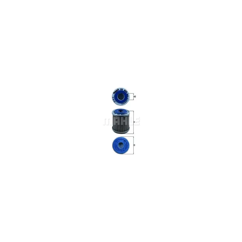 Filtro de aceite MAHLE OX800