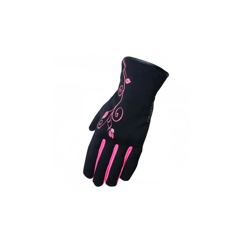 Guantes Degend Lady1 Negro, Rosa