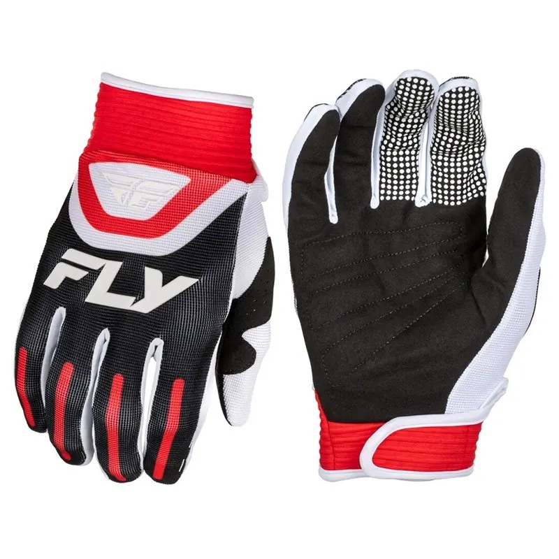 Guantes Enduro FLY RACING F-16 negro, rojo y blanco