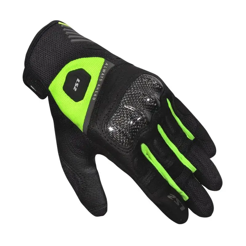 Guantes LS2 Atom Black H-V Yellow