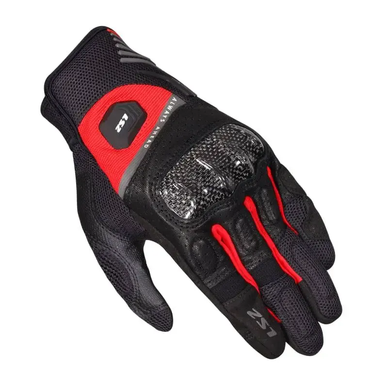 Guantes LS2 Atom Black Red