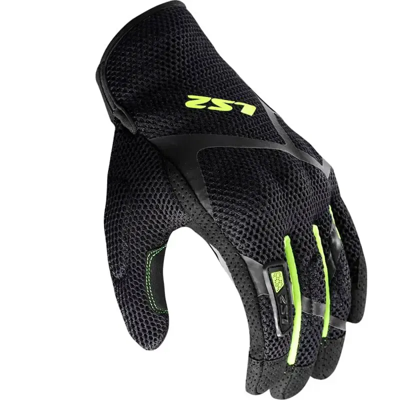 Guantes LS2 Ray II Black H-V Yellow