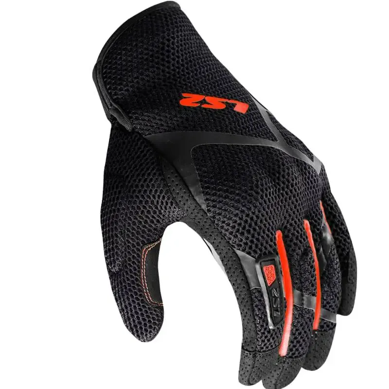 Guantes LS2 Ray II Black Red