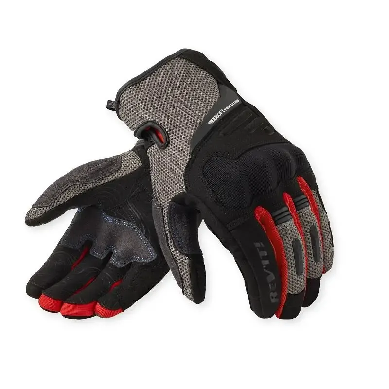 Guantes Rev'it Cavern Grey/Red FGS2383520