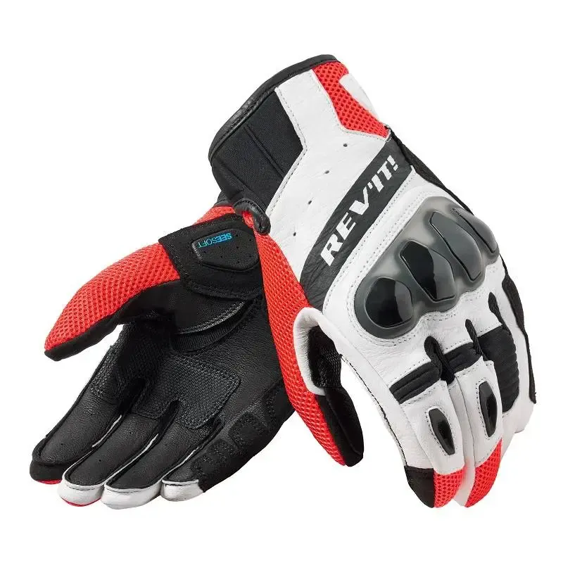 Guantes Rev'it Ritmo Black/Neon Red FGS2121270
