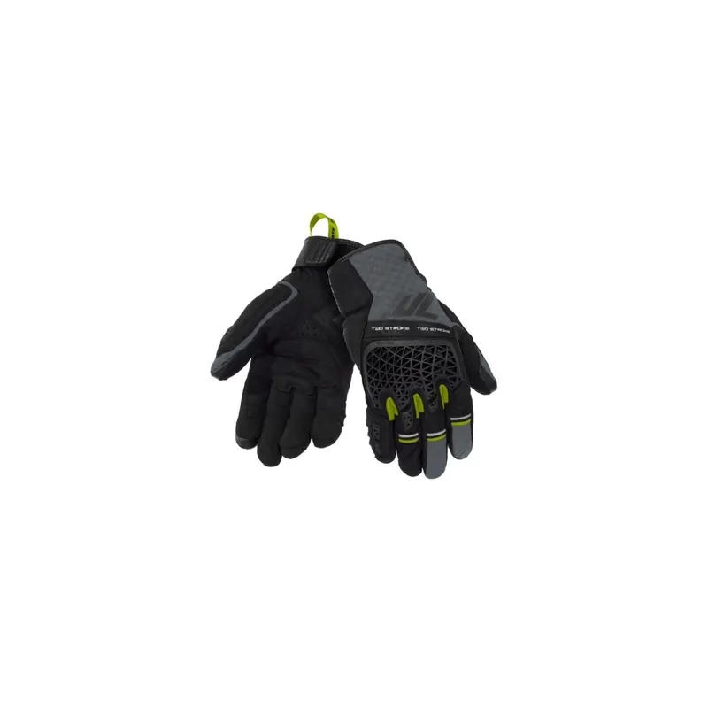 Guantes Seventy Degrees Verano SD-N60 Two Stroke Negro, Gris, Fluor