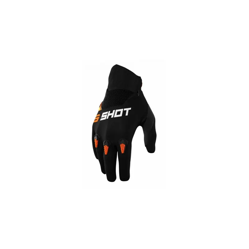 Guantes Shot motocross Devo naranja