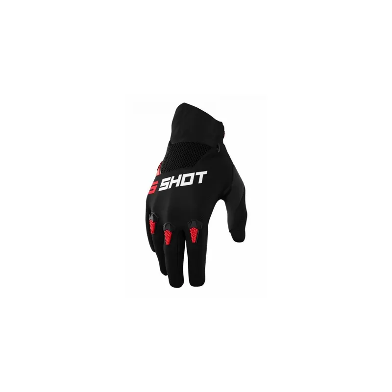 Guantes Shot motocross Devo rojo