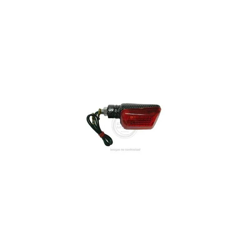 Intermitente Mini Brazo Corto Aspecto Carbono Univ - 12651404