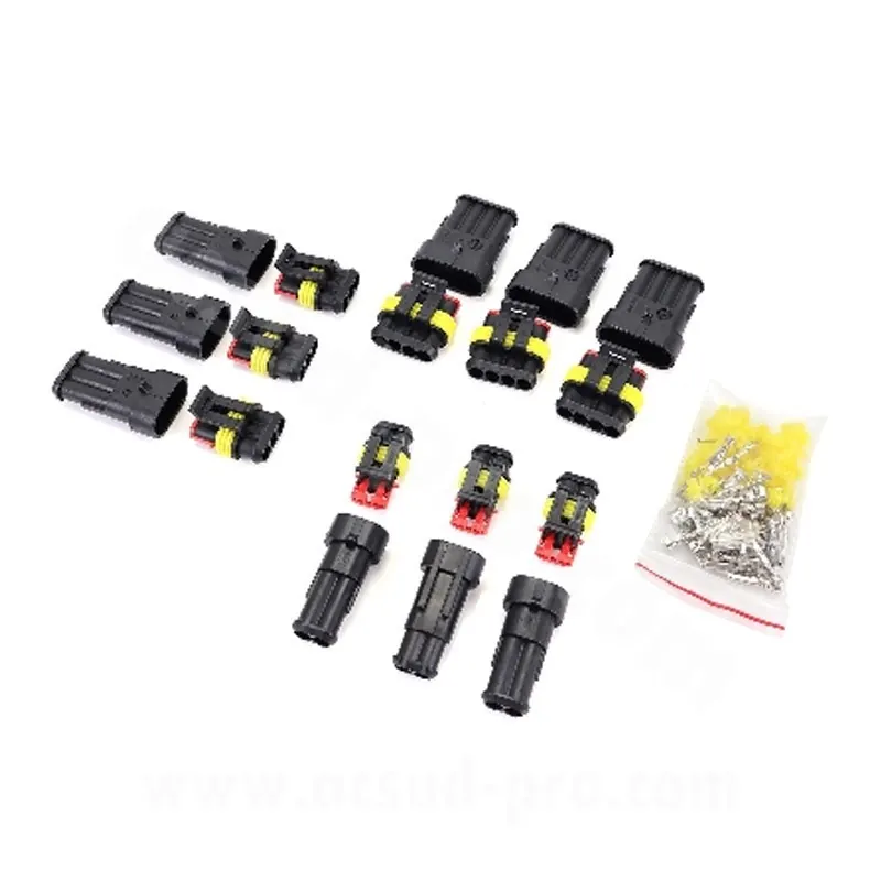 Kit 9 conectores macho/ hembra 2-3-4 pines