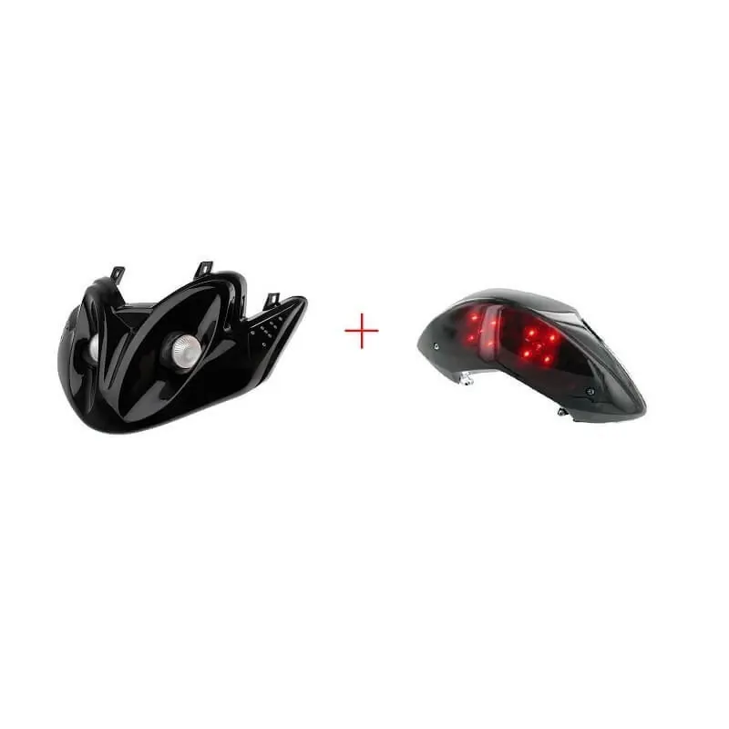 Kit Bifaro doble óptica + piloto trasero led Yamaha Jog RR