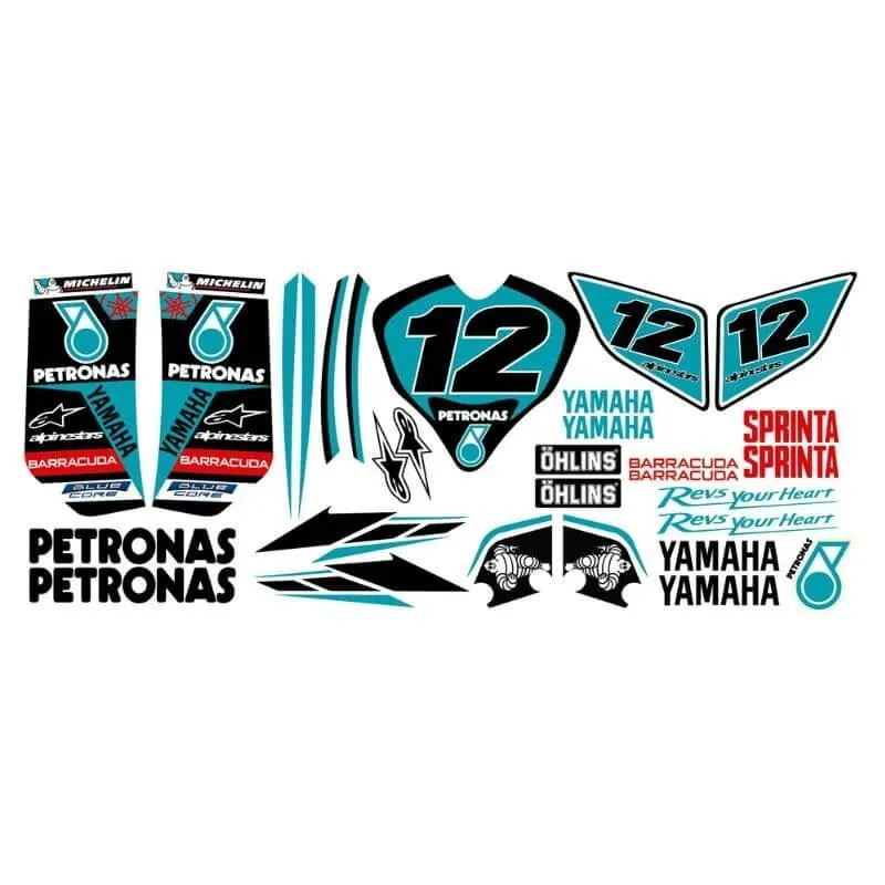 Kit pegatinas Jog R/RR Petronas Azul