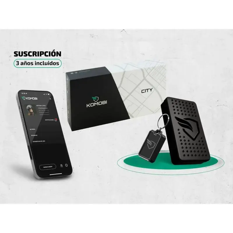 Komobi City Max Sistema Antirrobo Inteligente GPS y eCall