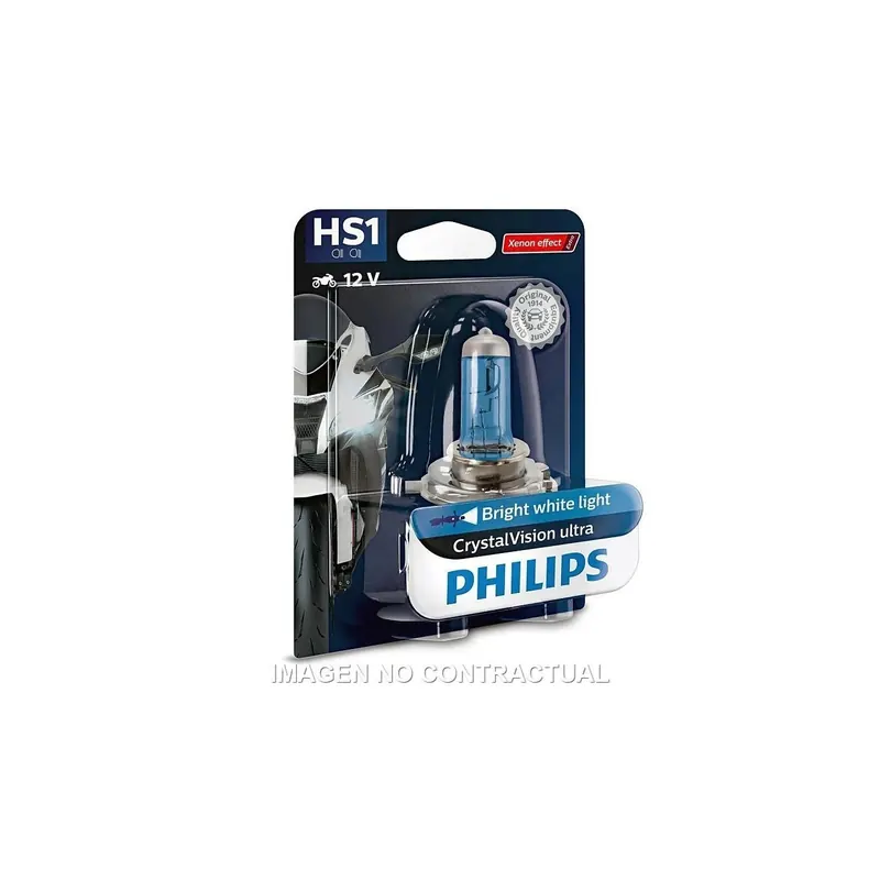 Lámpara Philips Halógena Hs1 Crystal Vision 12V 3 - 2012636CV