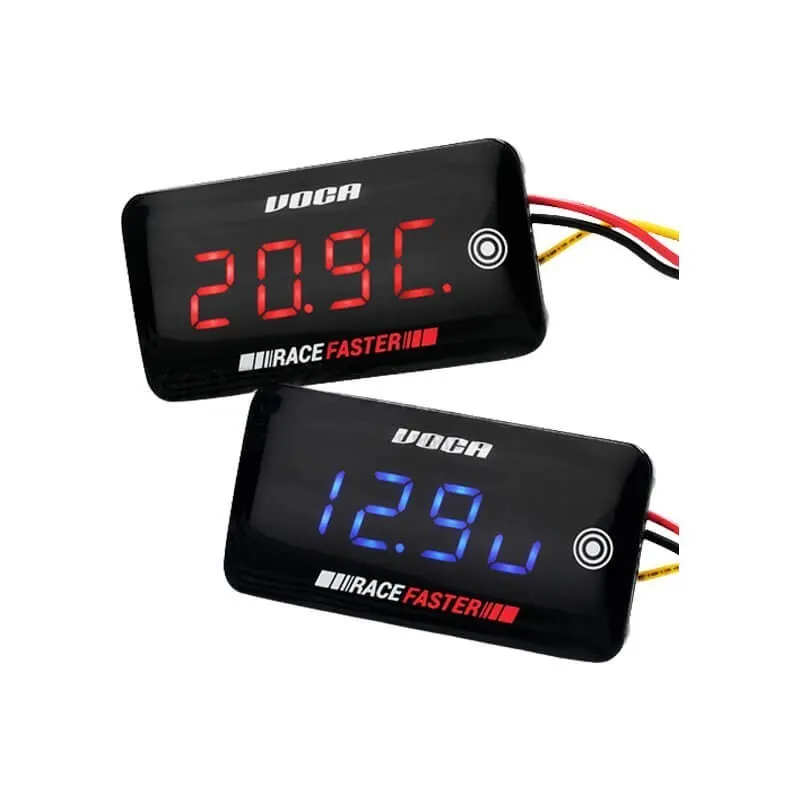 Marcador de temperatura y voltaje Slim-Touch 0-120ºC / 8-18V Voca